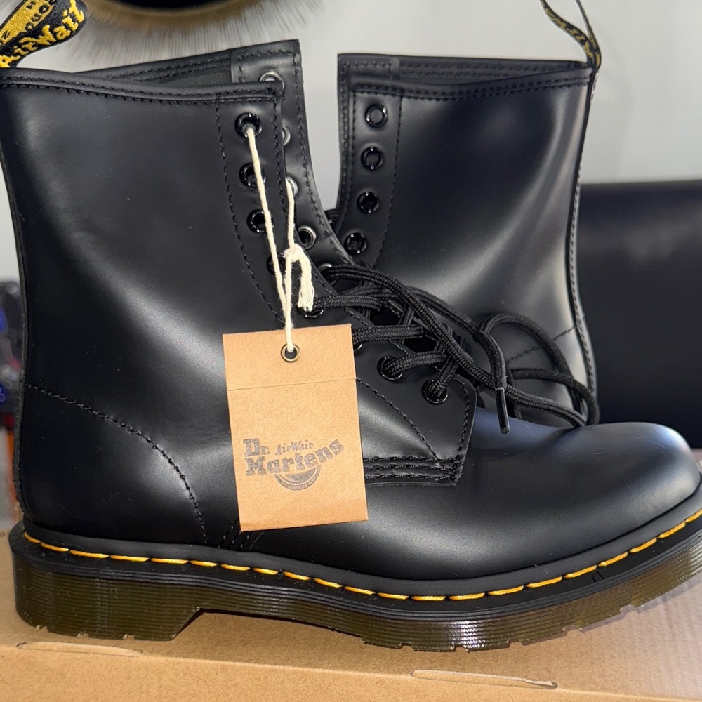 Dr. Martens Smooth Black Boots
